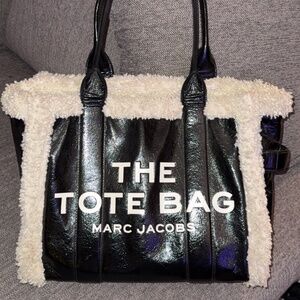Marc Jacob’s Large shearling Tote Bag.